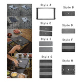 Maxbell Iron Grilling Table Top Board Picnic Furniture Parts Portable Sturdy