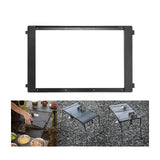 Maxbell Iron Grilling Table Top Board Picnic Furniture Parts Portable Sturdy