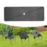 Maxbell Iron Grilling Table Top Board Picnic Furniture Parts Portable Sturdy