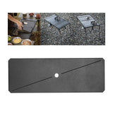 Maxbell Iron Grilling Table Top Board Picnic Furniture Parts Portable Sturdy