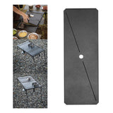 Maxbell Iron Grilling Table Top Board Picnic Furniture Parts Portable Sturdy