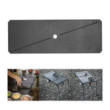Maxbell Iron Grilling Table Top Board Picnic Furniture Parts Portable Sturdy
