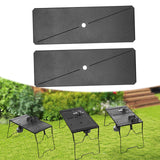 Maxbell Iron Grilling Table Top Board Picnic Furniture Parts Portable Sturdy