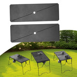 Maxbell Iron Grilling Table Top Board Picnic Furniture Parts Portable Sturdy
