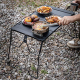 Maxbell Iron Grilling Table Top Board Picnic Furniture Parts Portable Sturdy