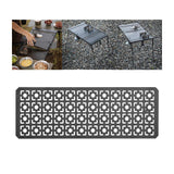 Maxbell Iron Grilling Table Top Board Picnic Furniture Parts Portable Sturdy