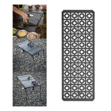 Maxbell Iron Grilling Table Top Board Picnic Furniture Parts Portable Sturdy