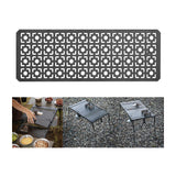 Maxbell Iron Grilling Table Top Board Picnic Furniture Parts Portable Sturdy