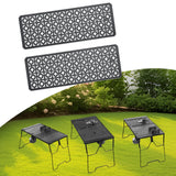 Maxbell Iron Grilling Table Top Board Picnic Furniture Parts Portable Sturdy