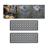 Maxbell Iron Grilling Table Top Board Picnic Furniture Parts Portable Sturdy