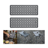 Maxbell Iron Grilling Table Top Board Picnic Furniture Parts Portable Sturdy