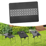Maxbell Iron Grilling Table Top Board Picnic Furniture Parts Portable Sturdy