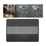 Maxbell Iron Grilling Table Top Board Picnic Furniture Parts Portable Sturdy