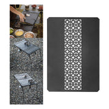 Maxbell Iron Grilling Table Top Board Picnic Furniture Parts Portable Sturdy