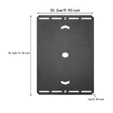 Maxbell Iron Grilling Table Top Board Picnic Furniture Parts Portable Sturdy