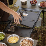 Maxbell Iron Grilling Table Top Board Picnic Furniture Parts Portable Sturdy