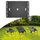 Maxbell Iron Grilling Table Top Board Picnic Furniture Parts Portable Sturdy