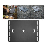 Maxbell Iron Grilling Table Top Board Picnic Furniture Parts Portable Sturdy