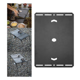 Maxbell Iron Grilling Table Top Board Picnic Furniture Parts Portable Sturdy