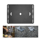Maxbell Iron Grilling Table Top Board Picnic Furniture Parts Portable Sturdy