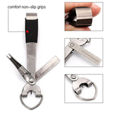 Maxbell 4 in 1 Quick Knot Tying Tool Tool Line Cutter for River Beginners Freshwater Black