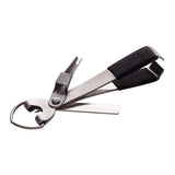 Maxbell 4 in 1 Quick Knot Tying Tool Tool Line Cutter for River Beginners Freshwater Black