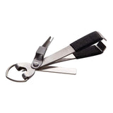 Maxbell 4 in 1 Quick Knot Tying Tool Tool Line Cutter for River Beginners Freshwater Black