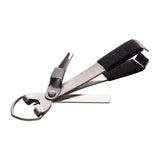 Maxbell 4 in 1 Quick Knot Tying Tool Tool Line Cutter for River Beginners Freshwater Black