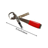 Maxbell 4 in 1 Quick Knot Tying Tool Tool Line Cutter for River Beginners Freshwater Red
