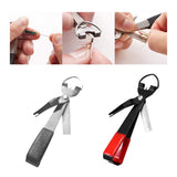 Maxbell 4 in 1 Knot Tying Tool Accessories Line Cutter for Freshwater Lake Beginners Black