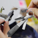 Maxbell 4 in 1 Knot Tying Tool Accessories Line Cutter for Freshwater Lake Beginners Black