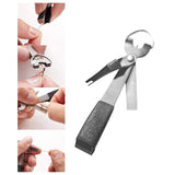 Maxbell 4 in 1 Knot Tying Tool Accessories Line Cutter for Freshwater Lake Beginners Black