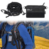 Maxbell Camping Storage Strap with Loops Fishing Jogging Hiking Outdoor Lanyard Rope