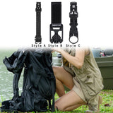 Maxbell Camping Storage Strap Outdoor Lanyard Rope Backpacking Fishing Hanging Strap Style A