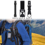 Maxbell Camping Storage Strap Outdoor Lanyard Rope Backpacking Fishing Hanging Strap Style A