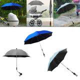 Maxbell Stroller Parasol Convenient Sun Protection for Trolley Beach Chair Pushchair Deep Blue