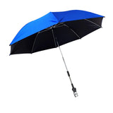 Maxbell Stroller Parasol Convenient Sun Protection for Trolley Beach Chair Pushchair Deep Blue