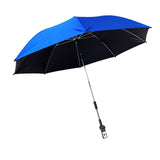 Maxbell Stroller Parasol Convenient Sun Protection for Trolley Beach Chair Pushchair Deep Blue