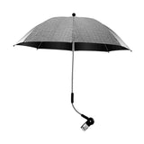 Maxbell Stroller Parasol Convenient Sun Protection for Trolley Beach Chair Pushchair Gray