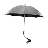 Maxbell Stroller Parasol Convenient Sun Protection for Trolley Beach Chair Pushchair Gray