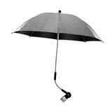 Maxbell Stroller Parasol Convenient Sun Protection for Trolley Beach Chair Pushchair Gray