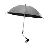 Maxbell Stroller Parasol Convenient Sun Protection for Trolley Beach Chair Pushchair Gray