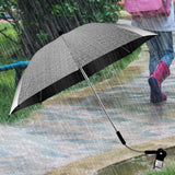 Maxbell Stroller Parasol Convenient Sun Protection for Trolley Beach Chair Pushchair Gray