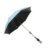 Maxbell Stroller Parasol Convenient Sun Protection for Trolley Beach Chair Pushchair Light Blue