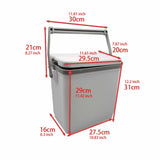 Maxbell Poolside Cooler Insulated Hanging Cooler for above Ground Pool Camping Beach