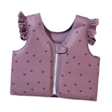 Maxbell Kids Swim Vest Kids Swimming Aid Float Vest for Age 3-6 Rafting Water Sports cherry pattern