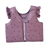 Maxbell Kids Swim Vest Kids Swimming Aid Float Vest for Age 3-6 Rafting Water Sports cherry pattern