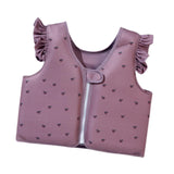 Maxbell Kids Swim Vest Kids Swimming Aid Float Vest for Age 3-6 Rafting Water Sports cherry pattern