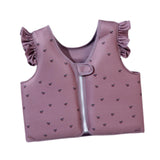 Maxbell Kids Swim Vest Kids Swimming Aid Float Vest for Age 3-6 Rafting Water Sports cherry pattern