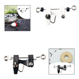 Maxbell Fishing Line Separator Clip Portable Fishing Supplies Fishing Accessory Clip white